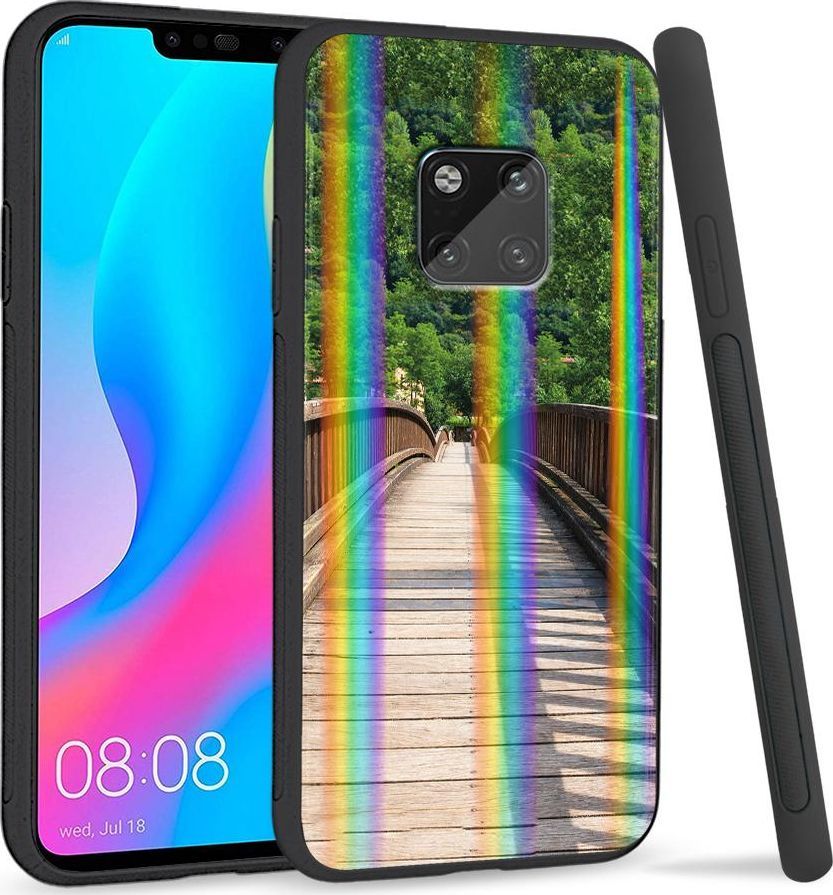 Super Fashion Etui Rainbow Series na Huawei Mate 20 Pro Drewniany most 1