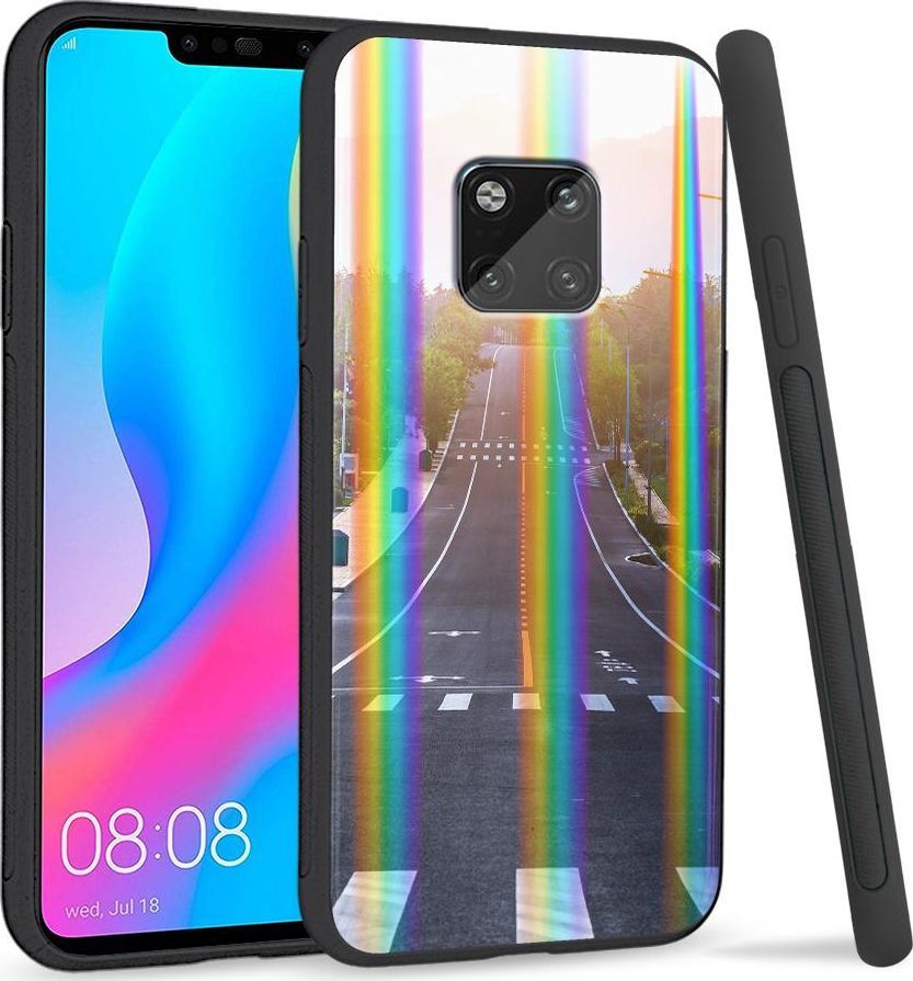Super Fashion Etui Rainbow Series na Huawei Mate 20 Pro Droga w górę 1