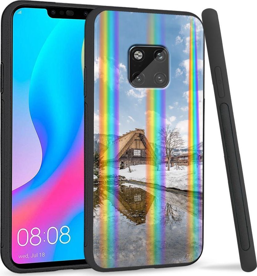 Super Fashion Etui Rainbow Series na Huawei Mate 20 Pro Górska chata 1