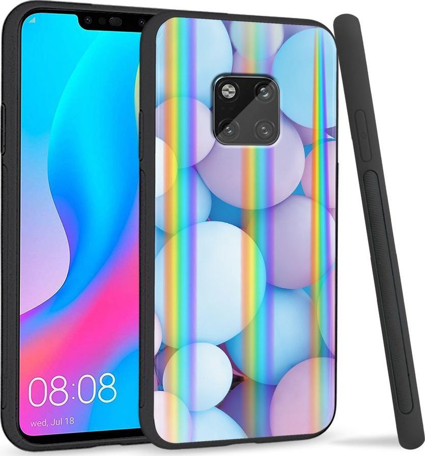 Super Fashion Etui Rainbow Series na Huawei Mate 20 Pro Pastelowe balony 1