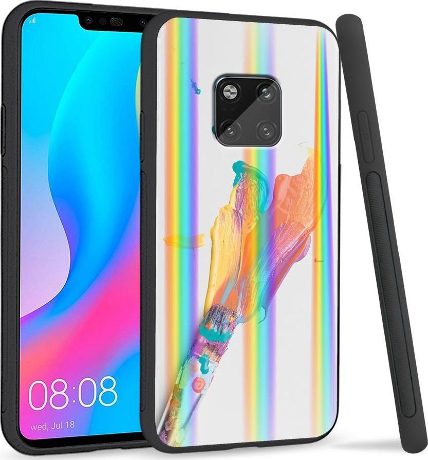 Super Fashion Etui Rainbow Series na Huawei Mate 20 Pro Pastelowe farby 1