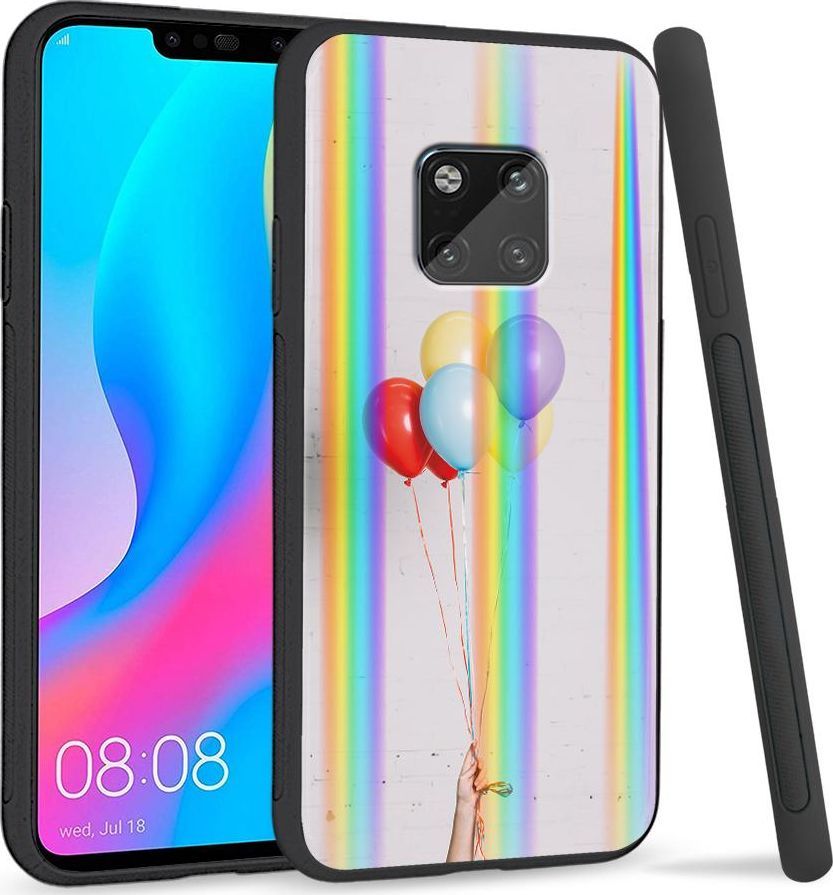 Super Fashion Etui Rainbow Series na Huawei Mate 20 Pro Kolorowe balony 1