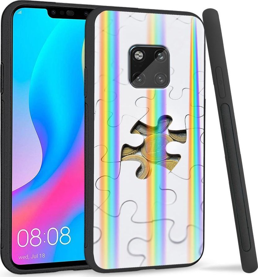 Super Fashion Etui Rainbow Series na Huawei Mate 20 Pro Puzzle 1