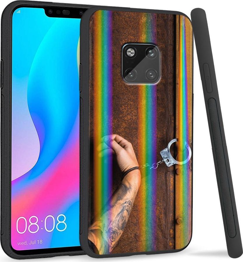 Super Fashion Etui Rainbow Series na Huawei Mate 20 Pro Uwięziony 1