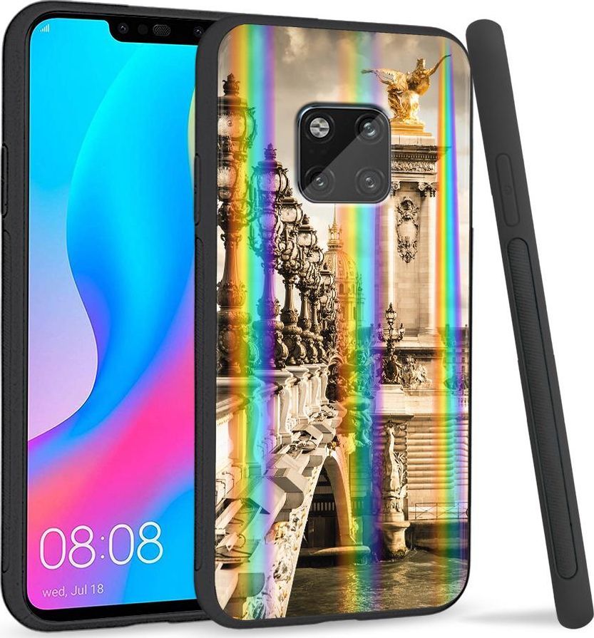 Super Fashion Etui Rainbow Series na Huawei Mate 20 Pro Stary most 1