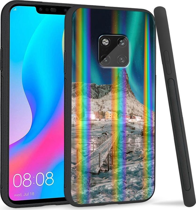 Super Fashion Etui Rainbow Series na Huawei Mate 20 Pro Zorza 1