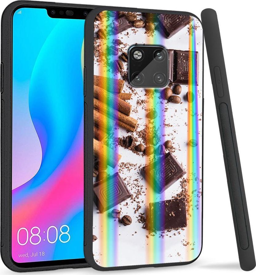 Super Fashion Etui Rainbow Series na Huawei Mate 20 Pro Czekocynamon 1