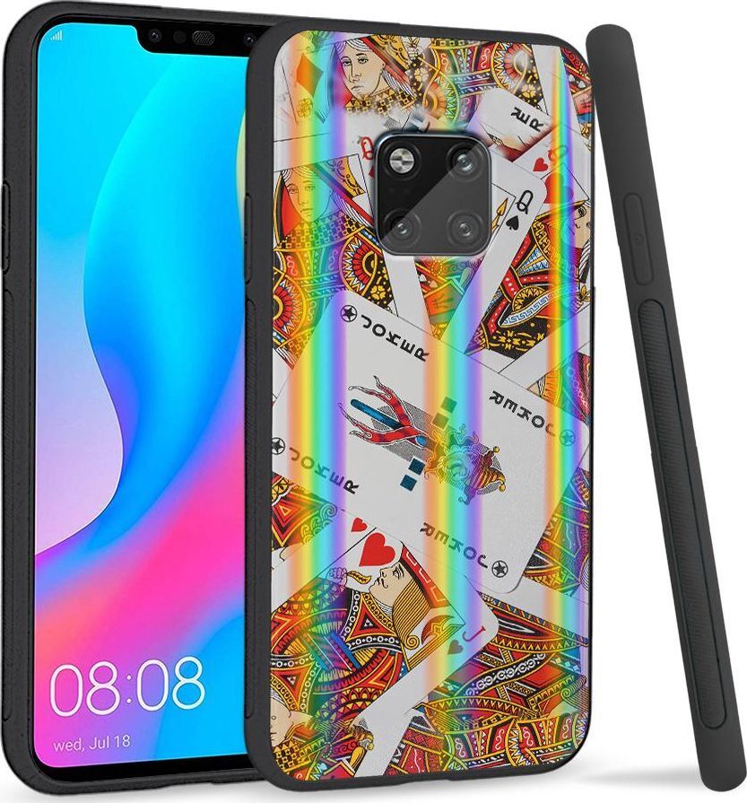 Super Fashion Etui Rainbow Series na Huawei Mate 20 Pro Karty 1