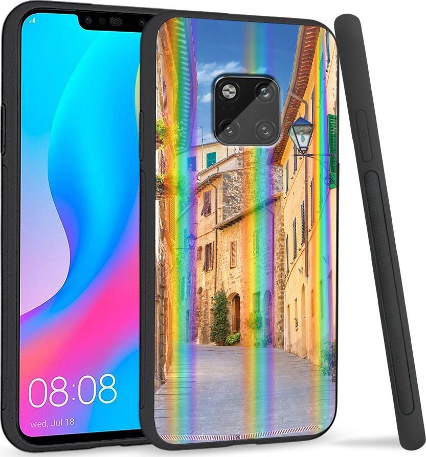 Super Fashion Etui Rainbow Series na Huawei Mate 20 Pro Kolory miasta 1