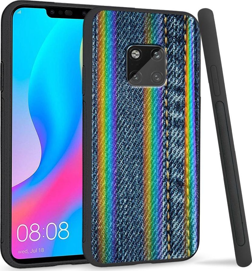 Super Fashion Etui Rainbow Series na Huawei Mate 20 Pro Jeans 1