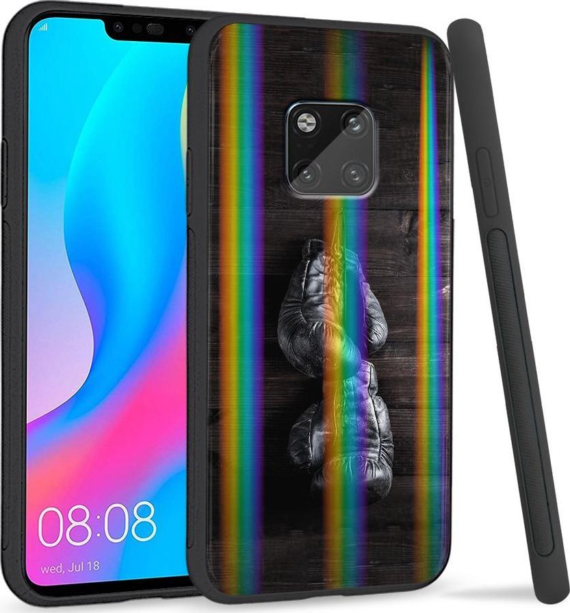 Super Fashion Etui Rainbow Series na Huawei Mate 20 Pro Stare rękawice 1