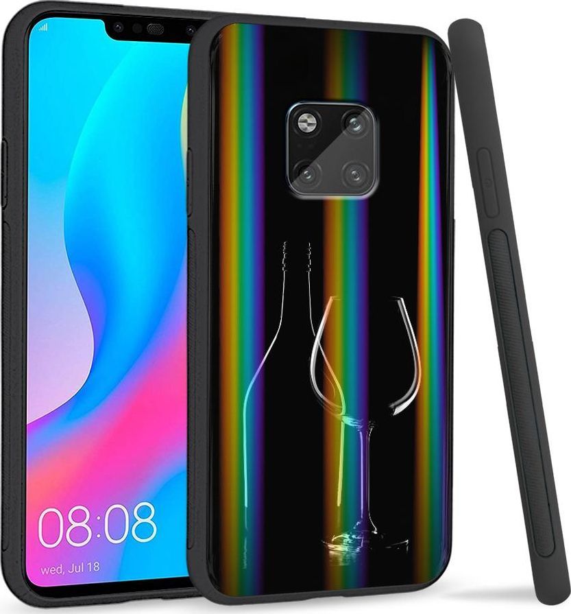 Super Fashion Etui Rainbow Series na Huawei Mate 20 Pro Wino 1