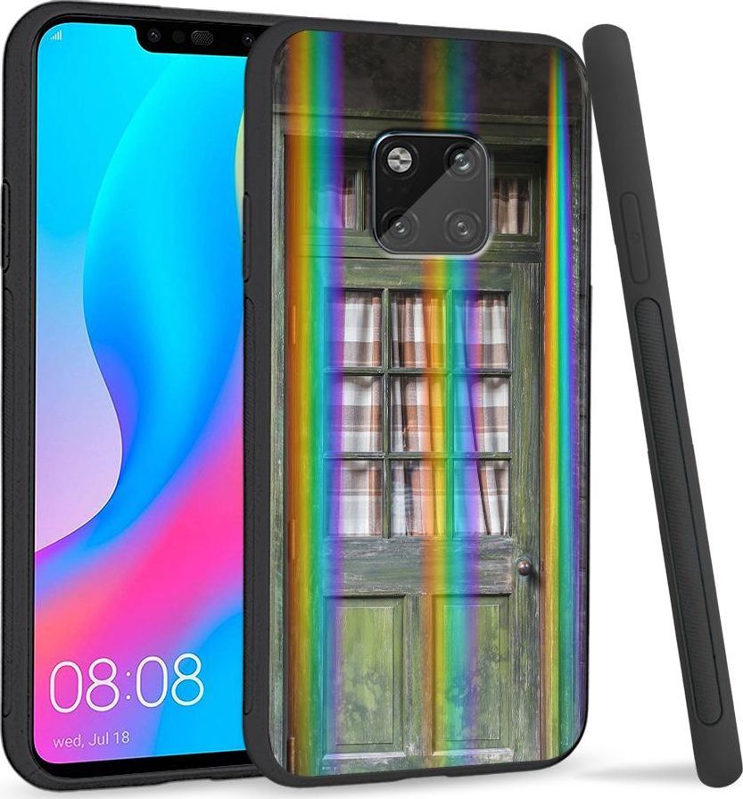 Super Fashion Etui Rainbow Series na Huawei Mate 20 Pro Stare drzwi 1