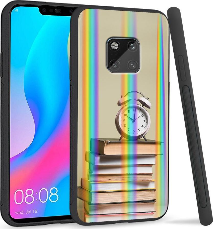 Super Fashion Etui Rainbow Series na Huawei Mate 20 Pro Budzik 1