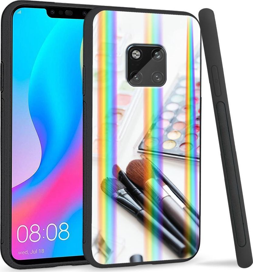 Super Fashion Etui Rainbow Series na Huawei Mate 20 Pro Makijaż 1