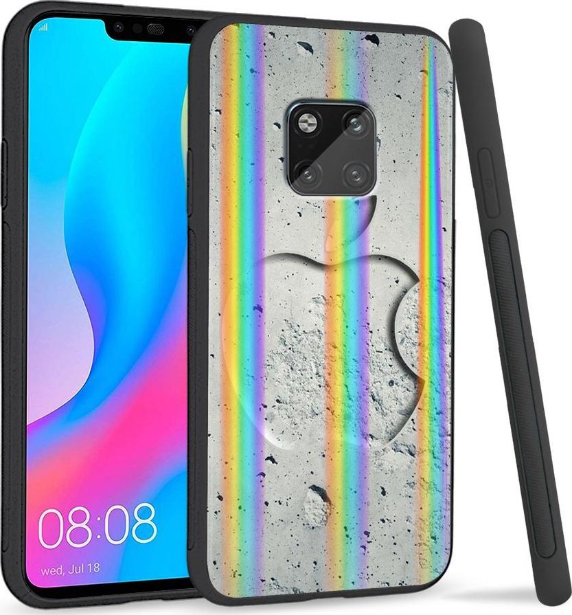 Super Fashion Etui Rainbow Series na Huawei Mate 20 Pro Kamienny Apple 1