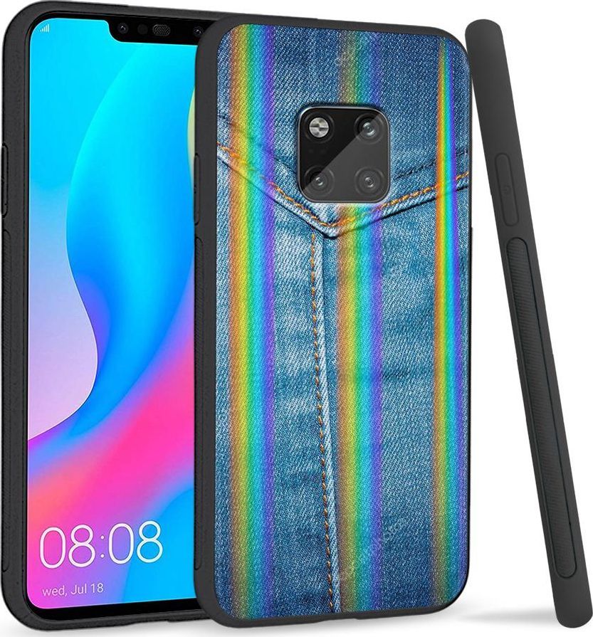 Super Fashion Etui Rainbow Series na Huawei Mate 20 Pro Jeans Pocket 1