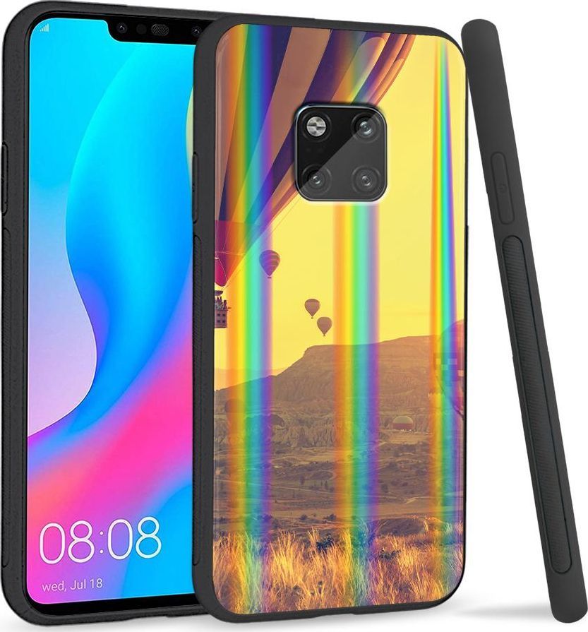 Super Fashion Etui Rainbow Series na Huawei Mate 20 Pro Lot balonem 1