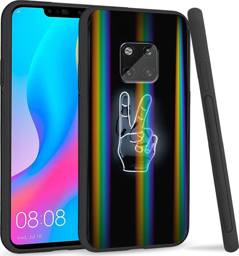 Super Fashion Etui Rainbow Series na Huawei Mate 20 Pro Peace 1
