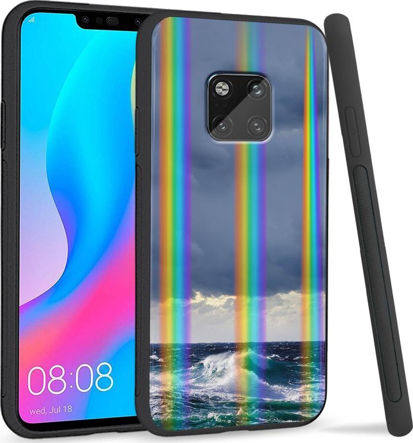 Super Fashion Etui Rainbow Series na Huawei Mate 20 Pro Fale na morzu 1