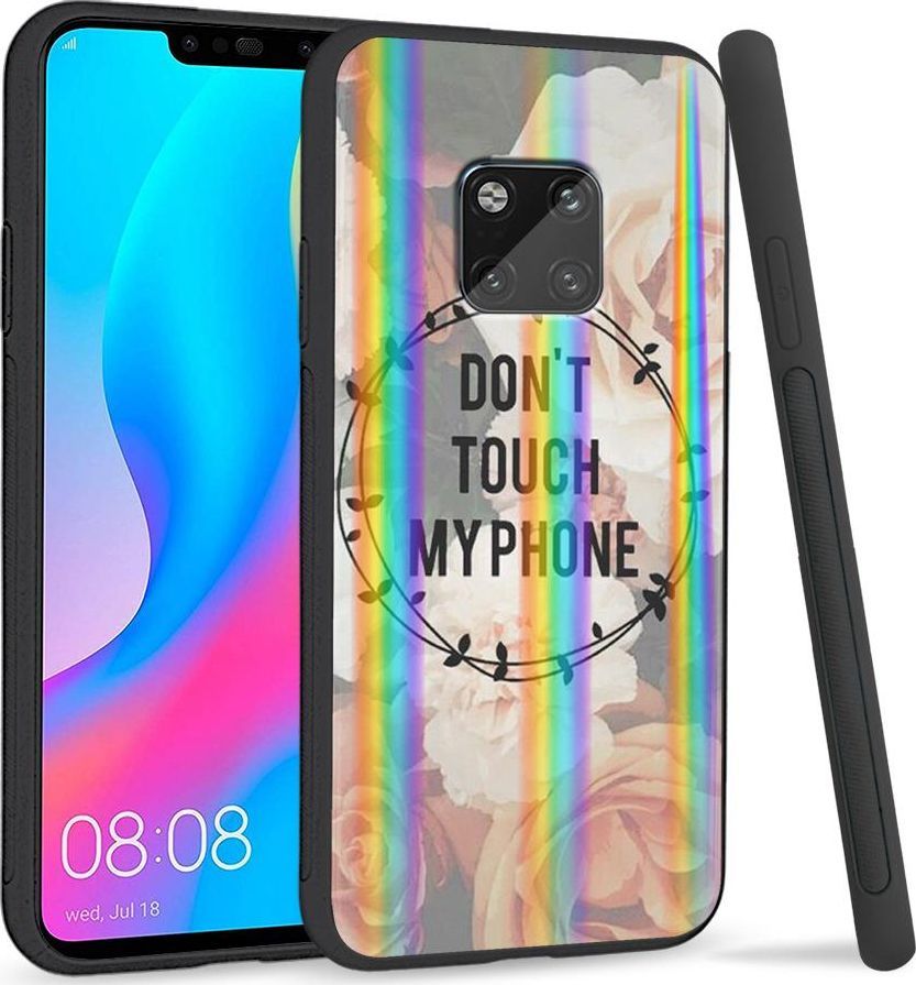 Super Fashion Etui Rainbow Series na Huawei Mate 20 Pro Don't Touch My Phone II 1