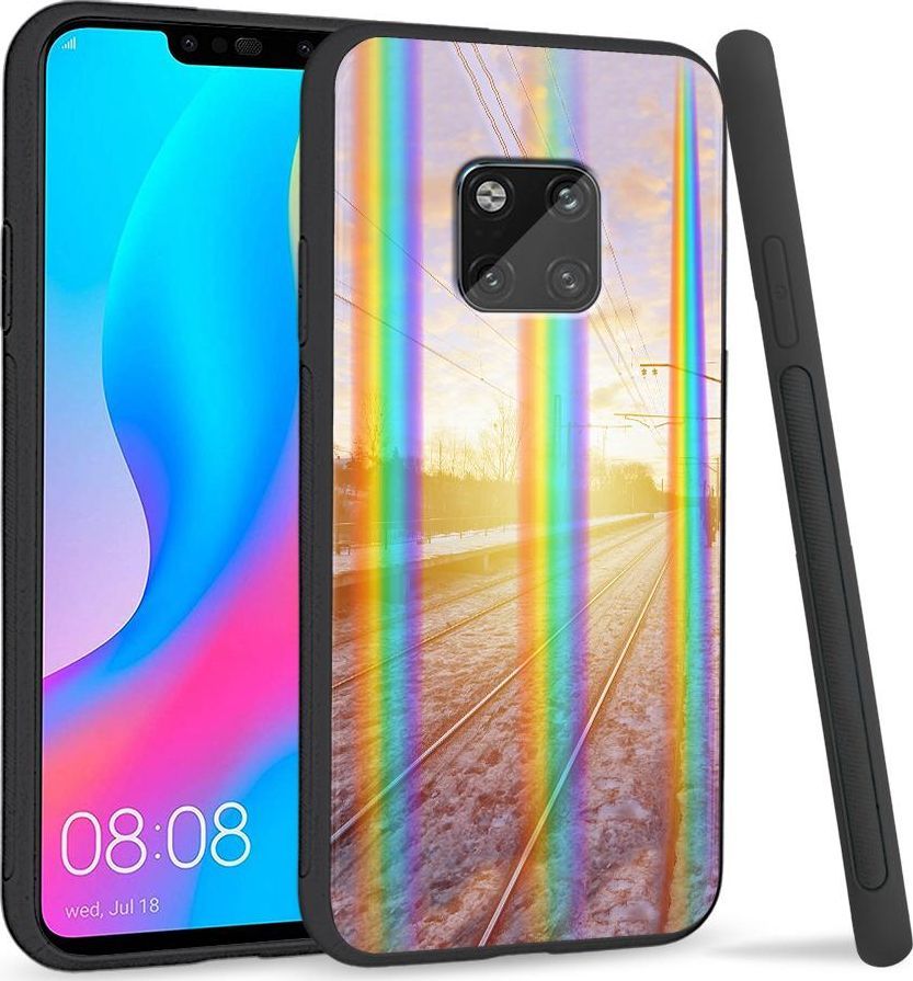 Super Fashion Etui Rainbow Series na Huawei Mate 20 Pro Wschód słońca 1