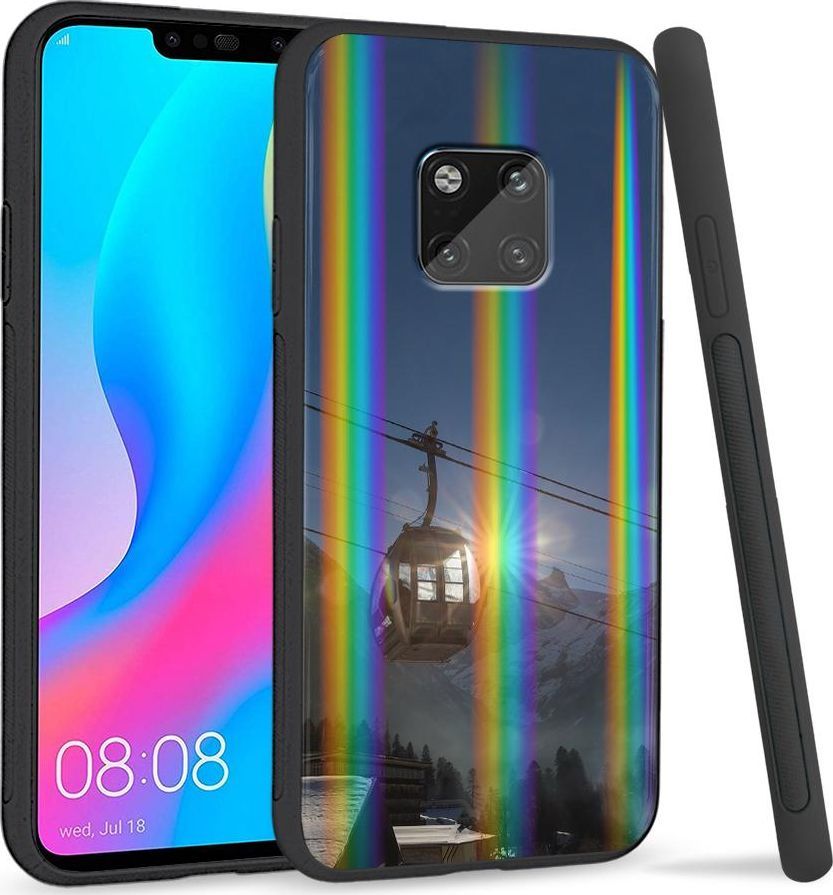 Super Fashion Etui Rainbow Series na Huawei Mate 20 Pro Kolejka linowa 1