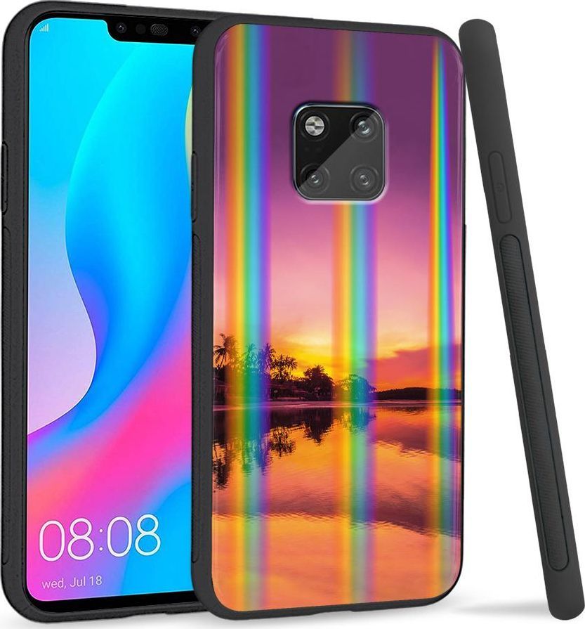 Super Fashion Etui Rainbow Series na Huawei Mate 20 Pro Purpurowe niebo 1