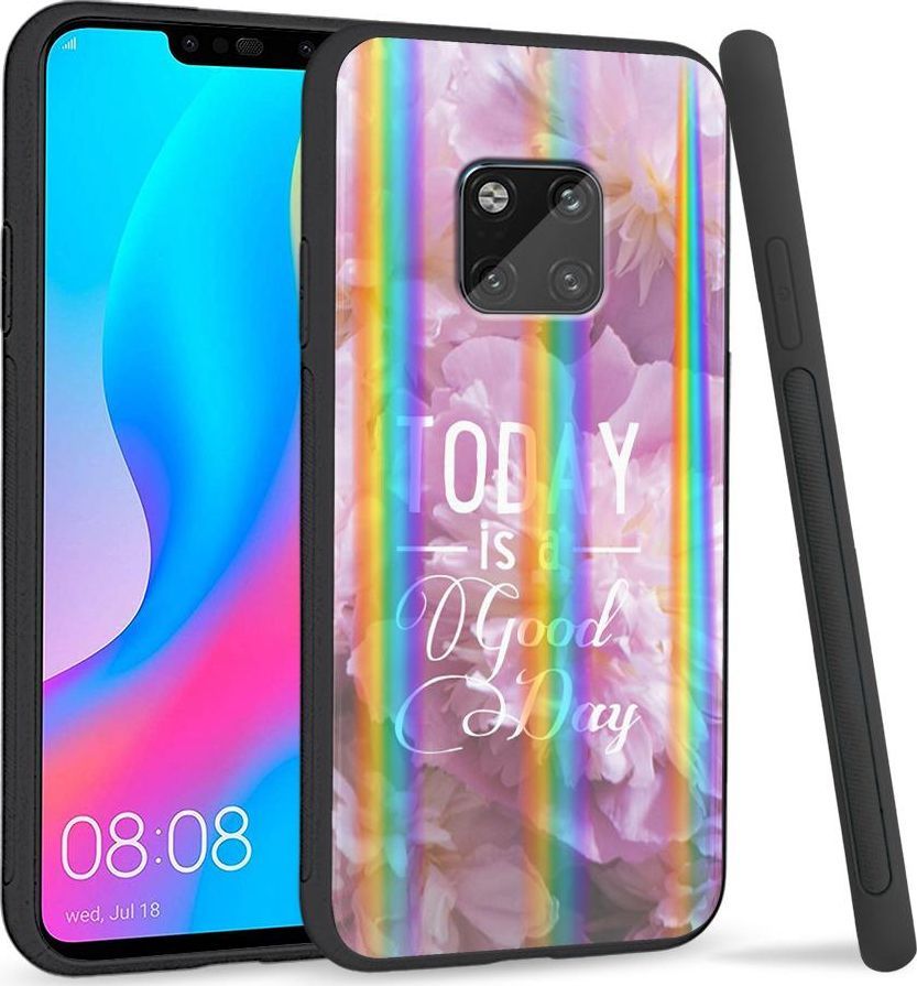 Super Fashion Etui Rainbow Series na Huawei Mate 20 Pro Today is a good day 1