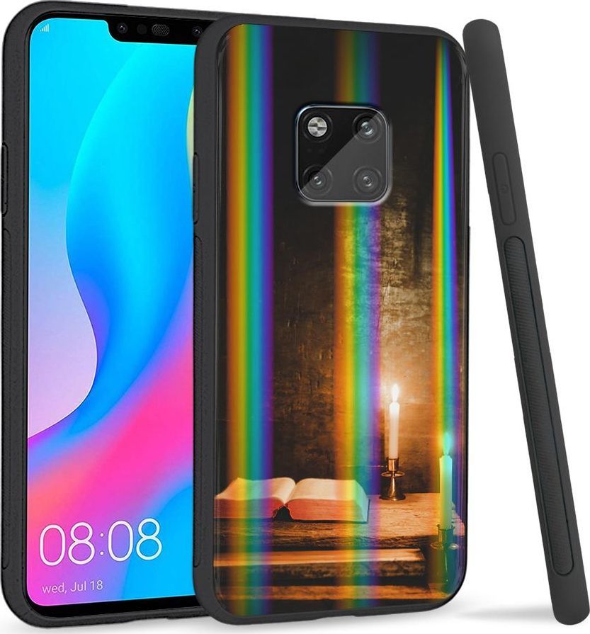 Super Fashion Etui Rainbow Series na Huawei Mate 20 Pro Świece 1
