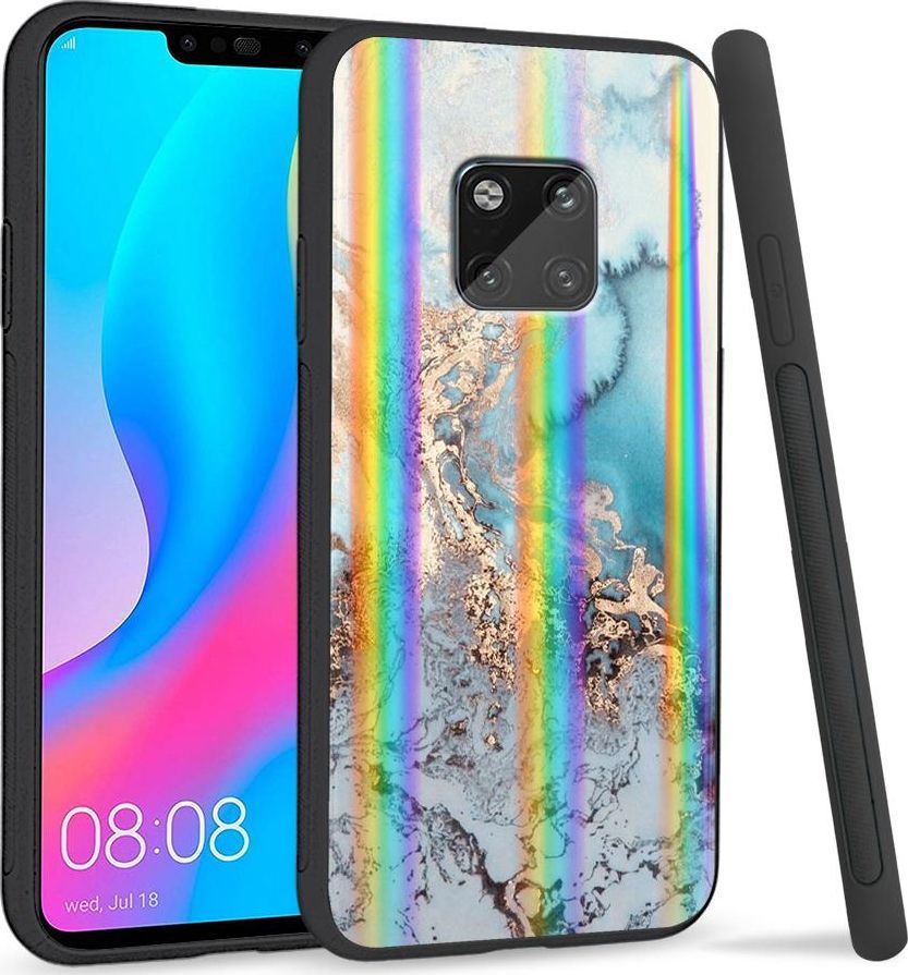 Super Fashion Etui Rainbow Series na Huawei Mate 20 Pro Abstrakcja 1