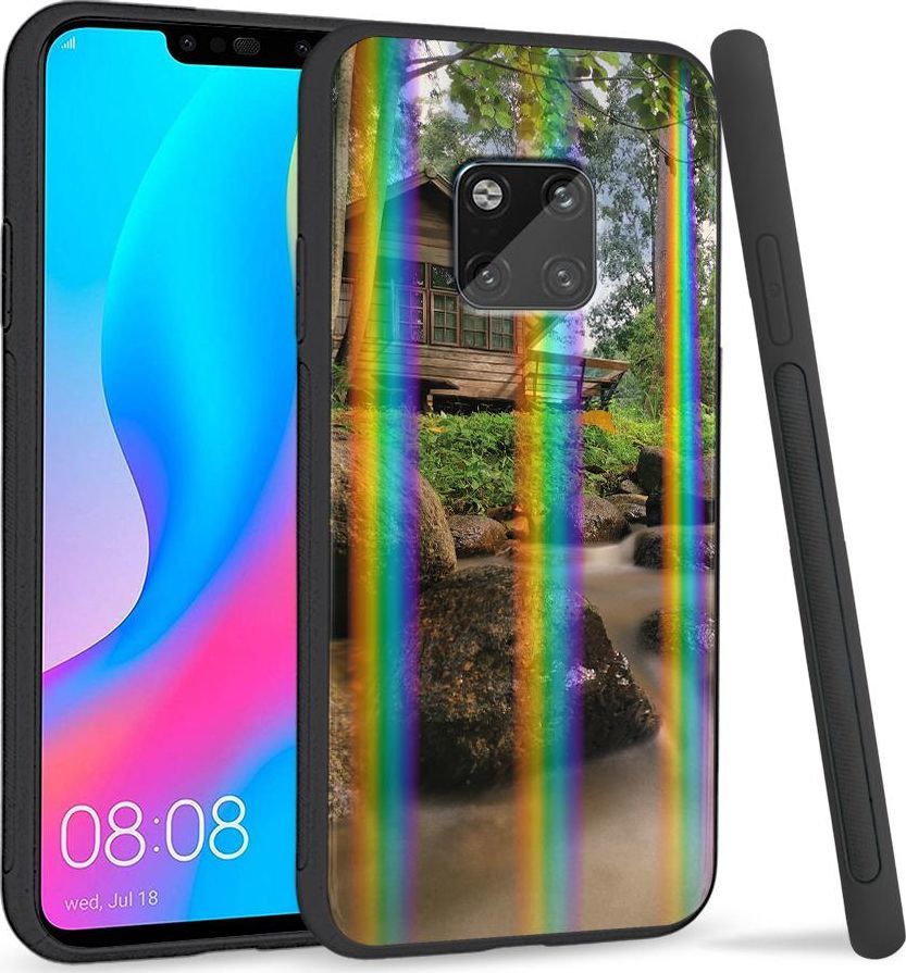 Super Fashion Etui Rainbow Series na Huawei Mate 20 Pro Chata w lesie 1