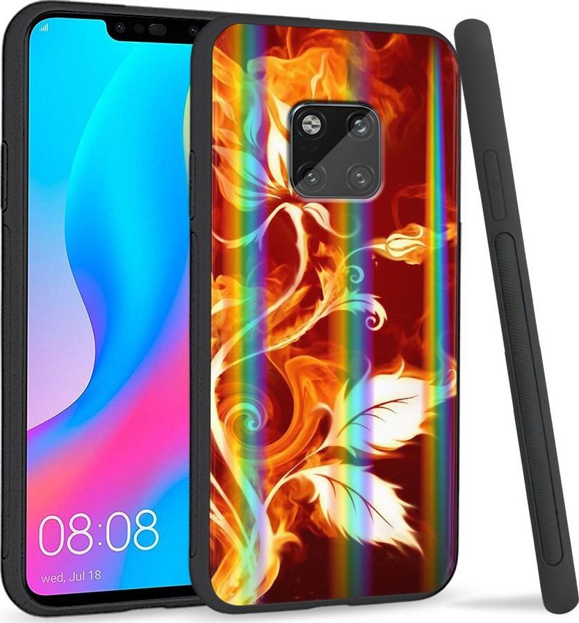 Super Fashion Etui Rainbow Series na Huawei Mate 20 Pro Frozen Flower 1