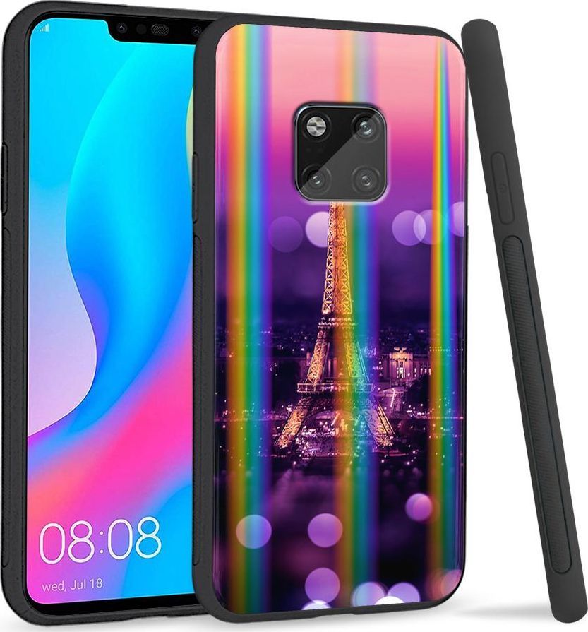 Super Fashion Etui Rainbow Series na Huawei Mate 20 Pro Kocham Paryż 1
