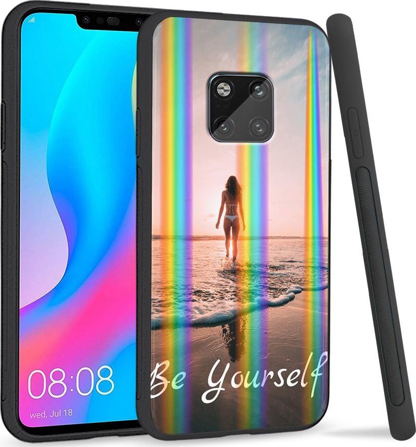 Super Fashion Etui Rainbow Series na Huawei Mate 20 Pro Be Yourself 1