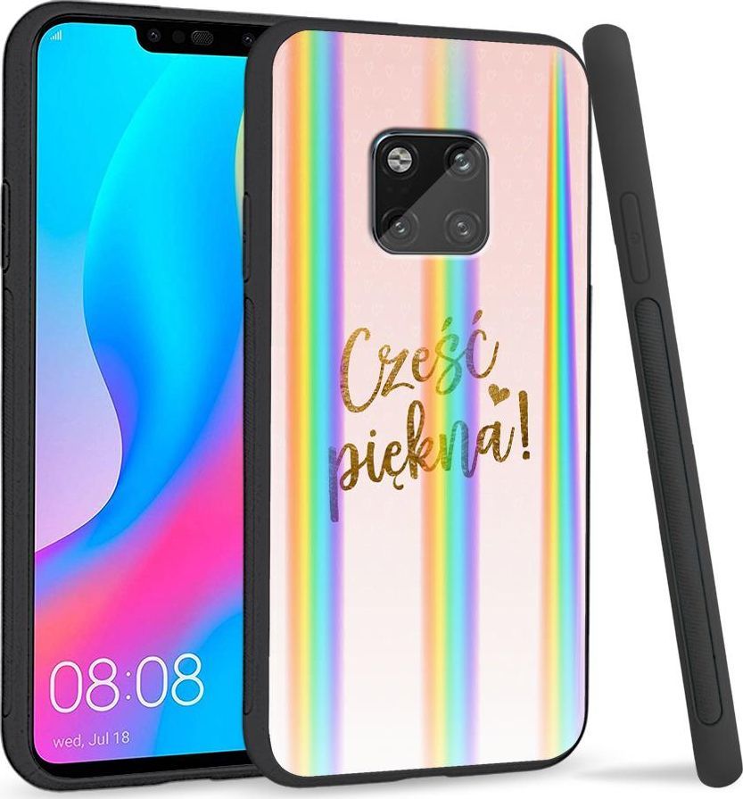 Super Fashion Etui Rainbow Series na Huawei Mate 20 Pro Cześć Piękna 1