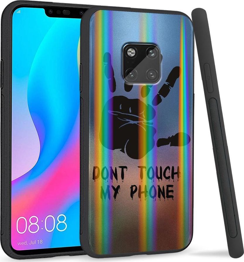 Super Fashion Etui Rainbow Series na Huawei Mate 20 Pro Don't Touch My Phone 1