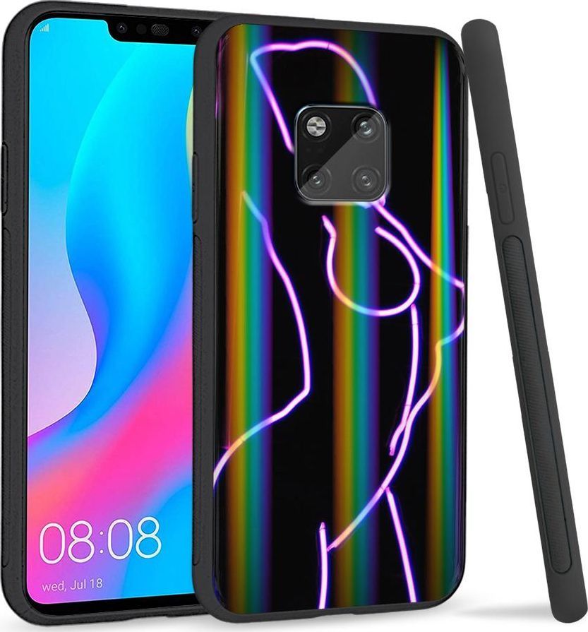 Super Fashion Etui Rainbow Series na Huawei Mate 20 Pro Lady Black 1