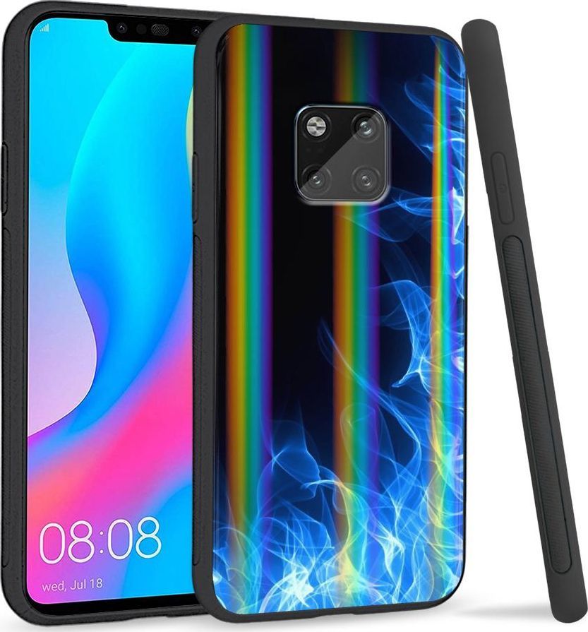 Super Fashion Etui Rainbow Series na Huawei Mate 20 Pro Niebieski Podmuch 1