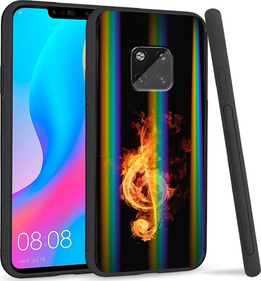 Super Fashion Etui Rainbow Series na Huawei Mate 20 Pro Fire Clef 1