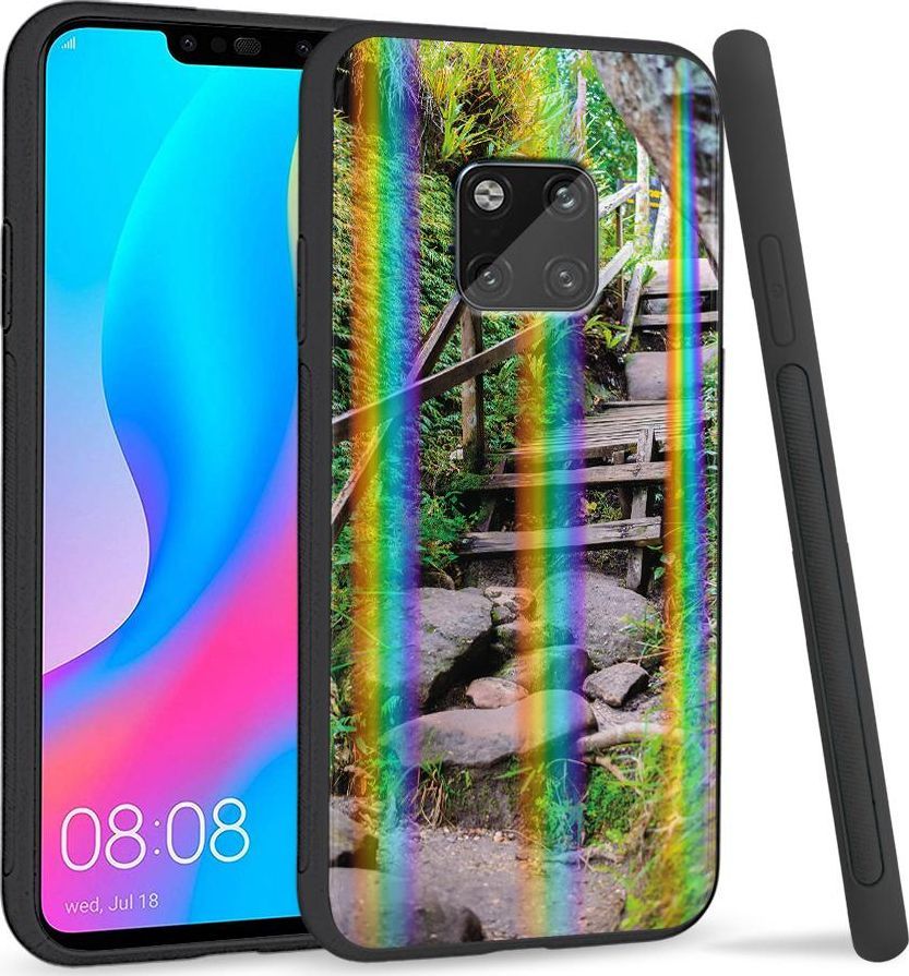 Super Fashion Etui Rainbow Series na Huawei Mate 20 Pro Leścia ścieżka 1