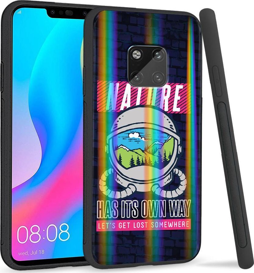 Super Fashion Etui Rainbow Series na Huawei Mate 20 Pro Nature 1