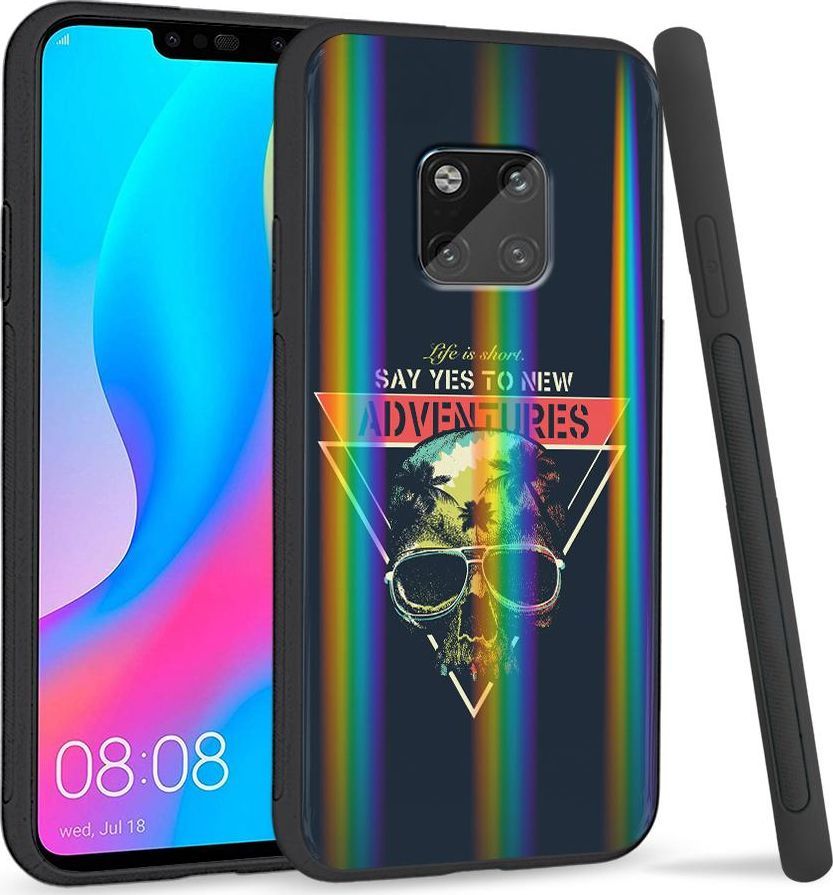 Super Fashion Etui Rainbow Series na Huawei Mate 20 Pro życie krótkie 1