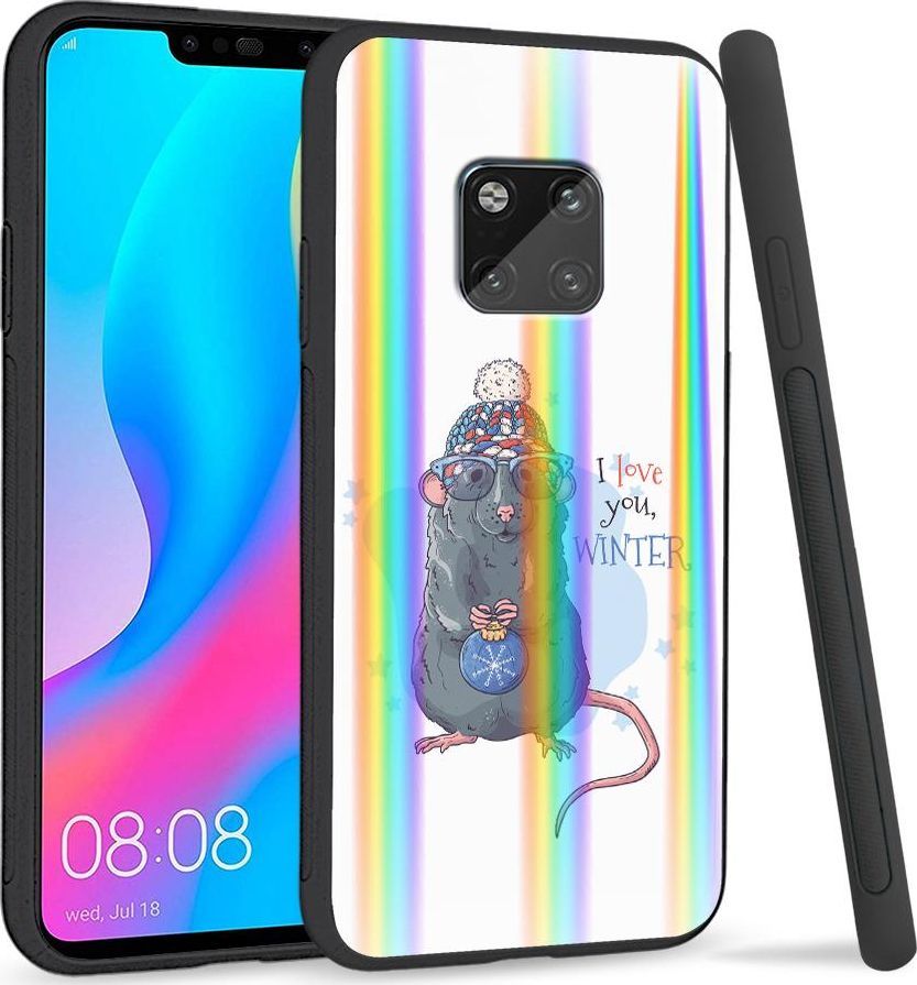 Super Fashion Etui Rainbow Series na Huawei Mate 20 Pro Myszka 1