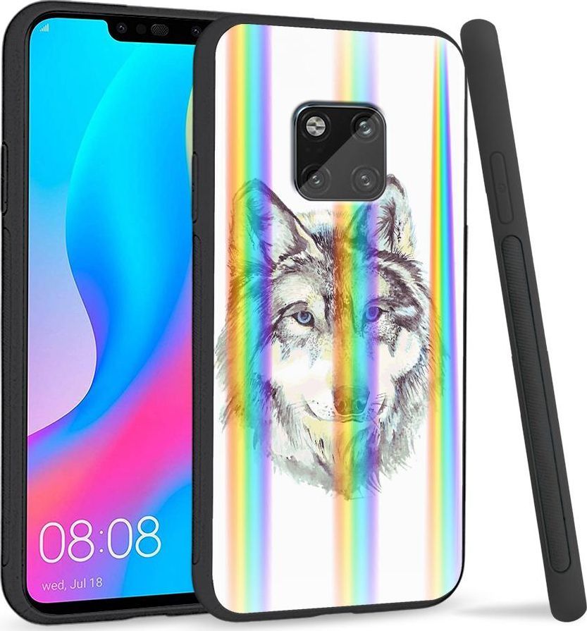 Super Fashion Etui Rainbow Series na Huawei Mate 20 Pro Wilk 1