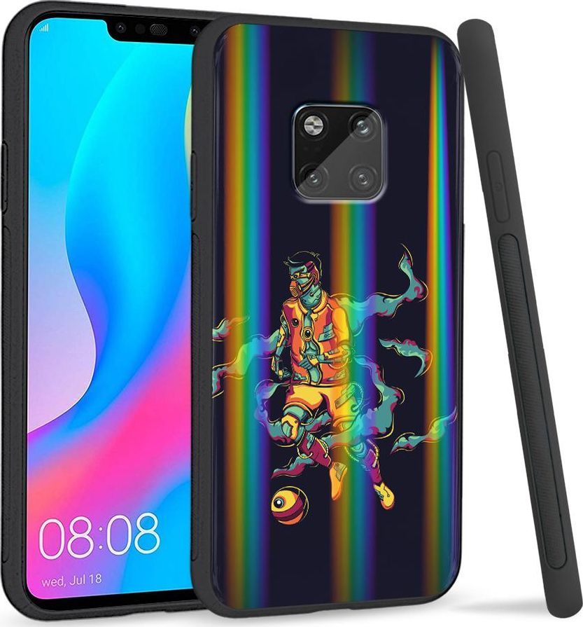 Super Fashion Etui Rainbow Series na Huawei Mate 20 Pro Kosmiczna gra 1
