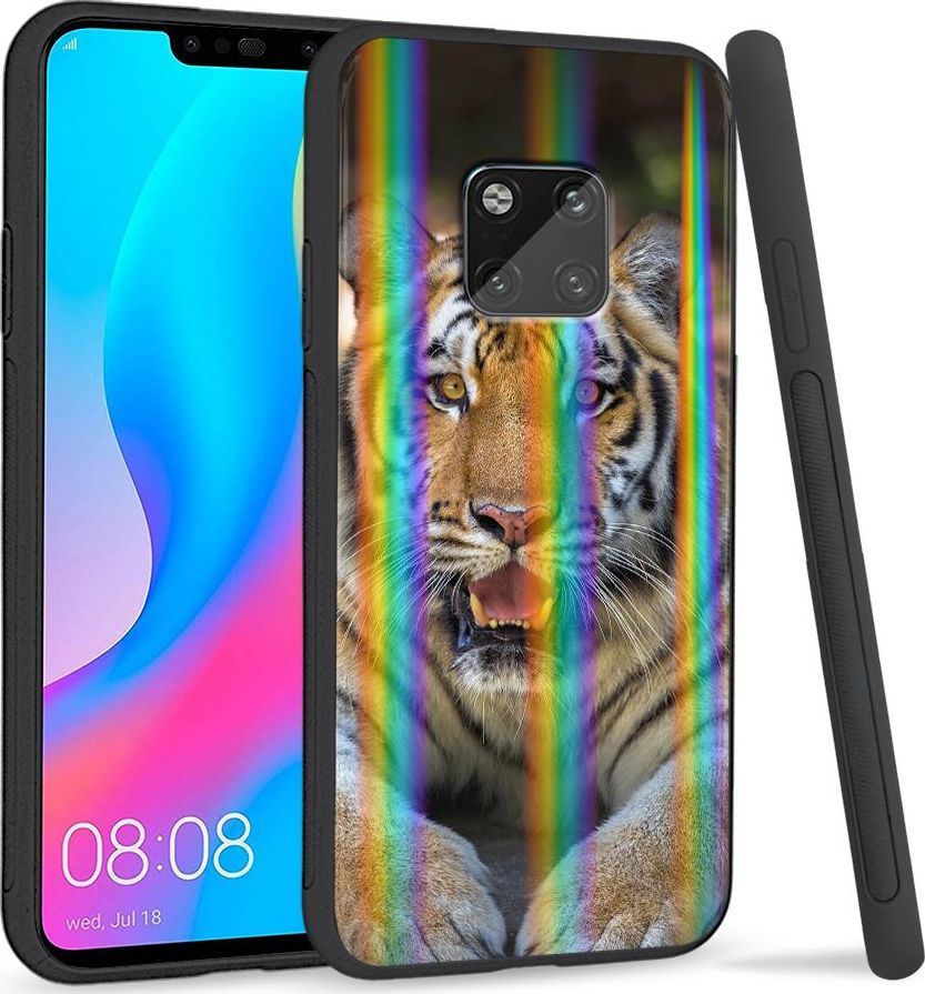 Super Fashion Etui Rainbow Series na Huawei Mate 20 Pro Tygrys 1