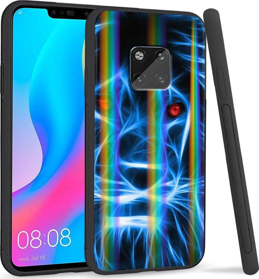 Super Fashion Etui Rainbow Series na Huawei Mate 20 Pro Niebieski Lew 1