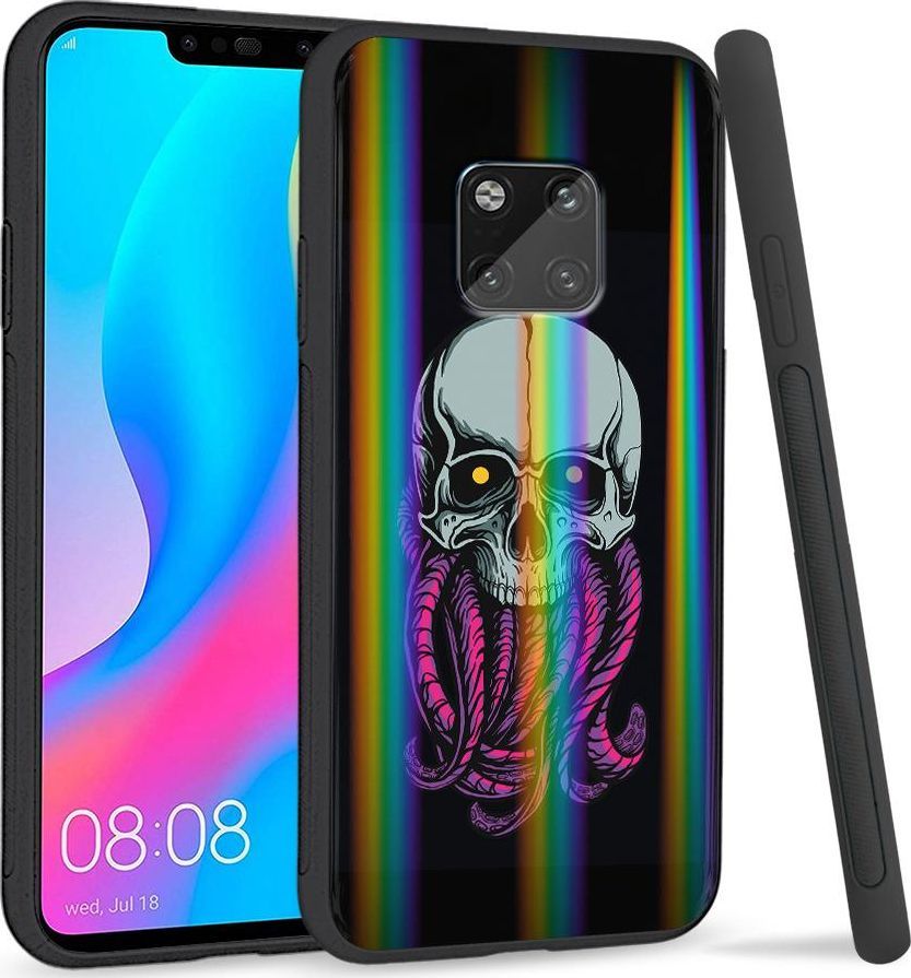Super Fashion Etui Rainbow Series na Huawei Mate 20 Pro Starszna czaska 1