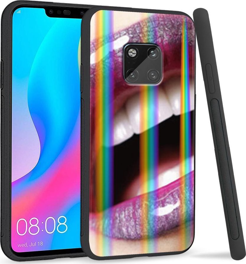 Super Fashion Etui Rainbow Series na Huawei Mate 20 Pro Lips 1